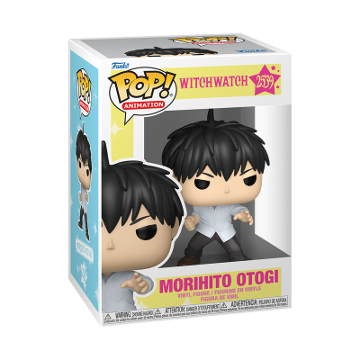 Funko Pop Morihito Otogi Witchwatch na caixa com janela de plástico