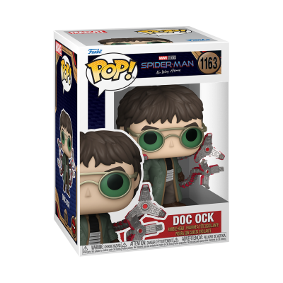 Figura Funko Pop Doc Ock de Spider-Man No Way Home na embalagem