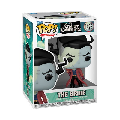 Funko Pop The Bride da série DC Creature Commandos na caixa