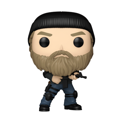 Funko Pop de homem com boina e arma