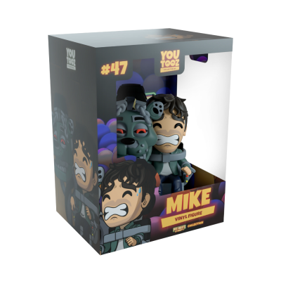 Figura de vinil Mike da Youtooz na caixa