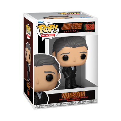 Funko Pop Winston de John Wick Chapter 4 em embalagem