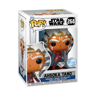 Boneco Funko Pop! Ahsoka Tano Star Wars nº 268 em caixa com janela