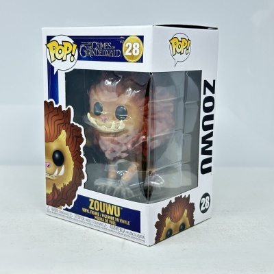 Figura Pop! de vinil Zouwu na caixa branca azul e amarela número 28