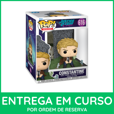 Funko Pop! Constantine Justice League Dark nº 616 em caixa com janela