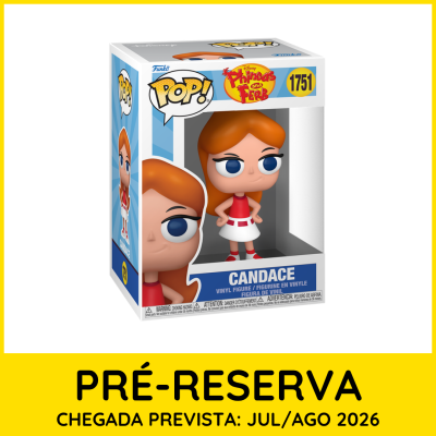 Figura Funko Pop CANDACE da Disney Phineas and Ferb em caixa