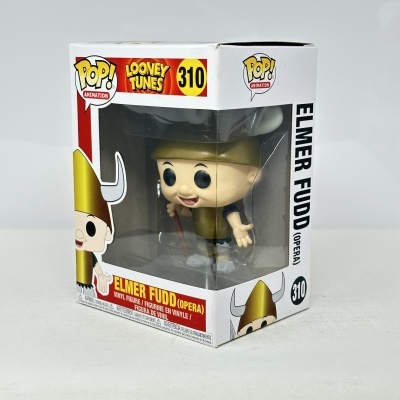 Figura de vinil Elmer Fudd Looney Tunes em caixa POP Animation