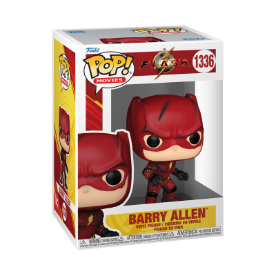 Figura colecionável Pop! Movies do Barry Allen em caixa
