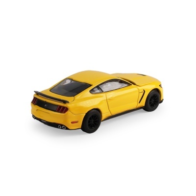 Miniatura de carro desportivo amarelo e preto