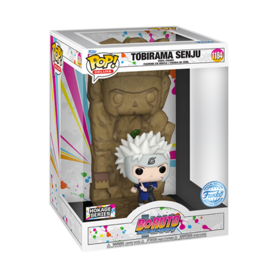 Figura Pop! Deluxe Tobirama Senju em embalagem colorida