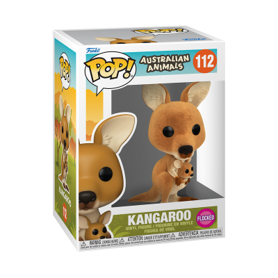 Figura Funko POP Canguru da coleção Australian Animals em caixa