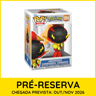 Funko Pop! Pokémon Armrouge em caixa de vinil
