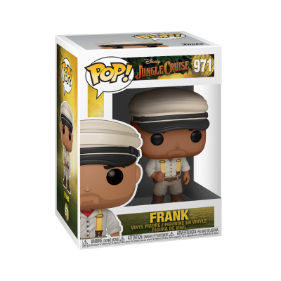 Boneco POP! Frank da Disney Jungle Cruise na caixa