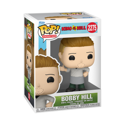 Figura Funko Pop Bobby Hill King of the Hill na caixa