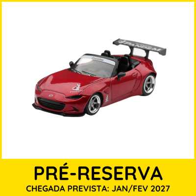 Miniatura de carro desportivo vermelho com spoiler PANDEM