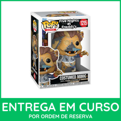 Boneco Funko Pop! Costumed Mimic de Five Nights at Freddys na embalagem original