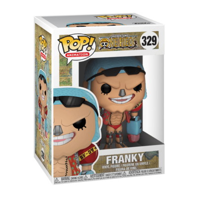 Figura de vinil Funko Pop! Franky da animação One Piece embalada