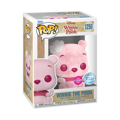 Figura Funko Pop! Winnie the Pooh cor-de-rosa em embalagem