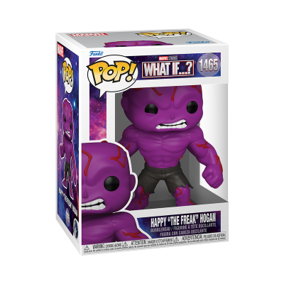 Funko Pop! Happy 'The Freak' Hogan da série Marvel What If...? nº 1465 em caixa