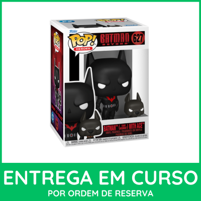 Figuras Funko Pop! Batman Beyond Batman com cachorro em caixa
