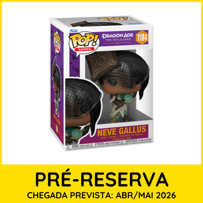 Figura Funko Pop Neve Gallus Dragon Age The Veilguard em caixa