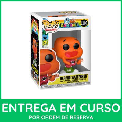 Figura de vinil Pop! Animation Darwin Watterson com guitarra em caixa