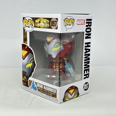 Boneco Funko Pop! Iron Hammer da Marvel na caixa Infinity Warps número 857