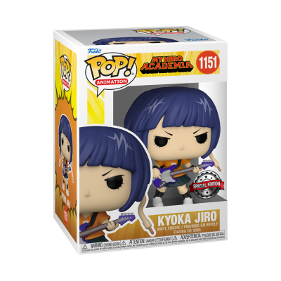 Figura Funko Pop Kyoka Jiro My Hero Academia com guitarra