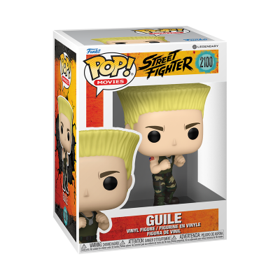 Figura Funko Pop! Guile do Street Fighter em caixa