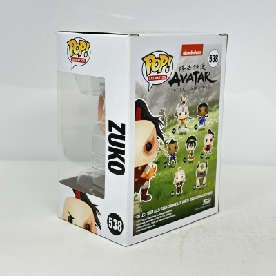 Embalagem Funko Pop Zuko Avatar The Last Airbender
