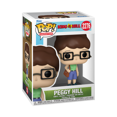 Figura Funko Pop! Peggy Hill da série King of the Hill na caixa