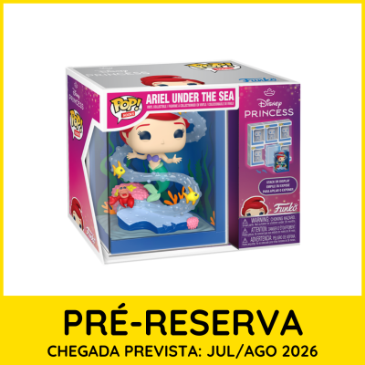 Figura Pop! vinyl Ariel Under The Sea da Disney Princess em embalagem