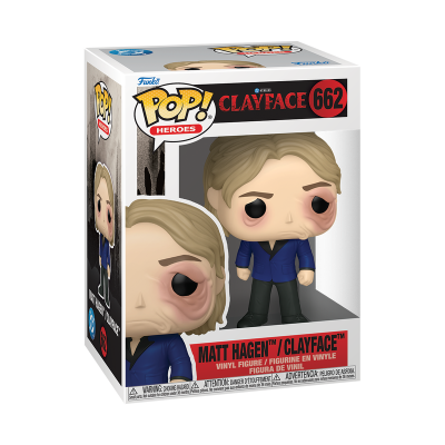 Figura Funko Pop de vinil Matt Hagen Clayface na caixa