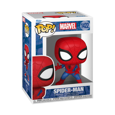 Figura Funko Pop! do Spider-Man da Marvel na caixa