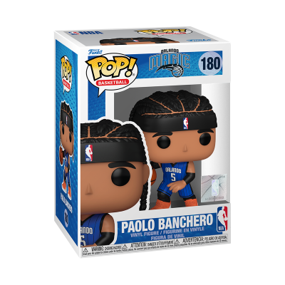 Figura Funko Pop! de Paolo Banchero com camisola do Orlando Magic no pacote