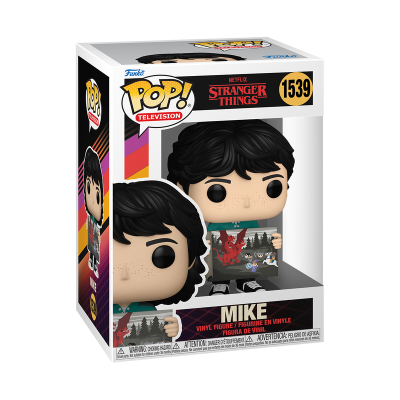 Figura Funko Pop! TV Mike Stranger Things número 1539 em embalagem