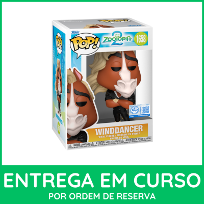 Figura Funko Pop! Winddancer de Zootopia na caixa