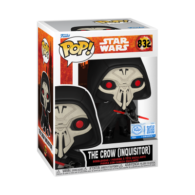 Funko Pop! Star Wars The Crow Inquisitor na embalagem