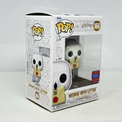 Figura de vinil Funko Pop Hedwig com Carta em caixa
