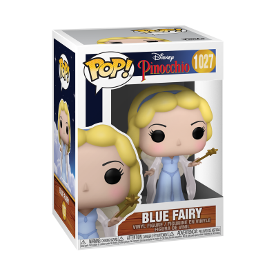 Figura de vinil Funko Pop! da Blue Fairy de Pinóquio na caixa