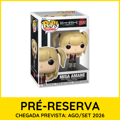 Funko Pop Misa Amane da série Death Note na caixa