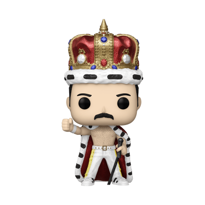 Figura Funko Pop de homem com coroa e capa real