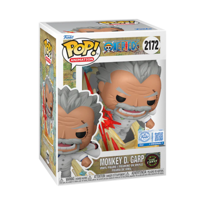 Funko Pop! Monkey D. Garp da série One Piece na caixa