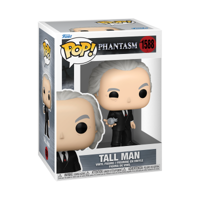 Figura Funko Pop! Tall Man da série Phantasm em caixa.