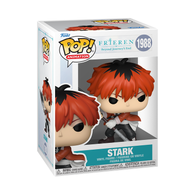Figura POP! Animation Stark da série Frieren Beyond Journey's End na caixa