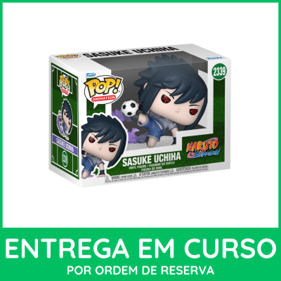 Figura Funko Pop! Sasuke Uchiha do Naruto Shippuden em embalagem