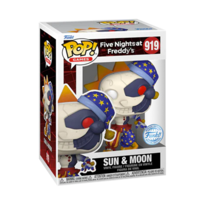 Figura Funko Pop! Five Nights at Freddy's Sun & Moon na caixa