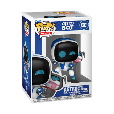 Funko POP! Games Astro Bot com Barkster, figura de vinil em caixa