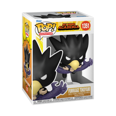 Figura Pop! Animation Fumikage Tokoyami My Hero Academia vinil na caixa