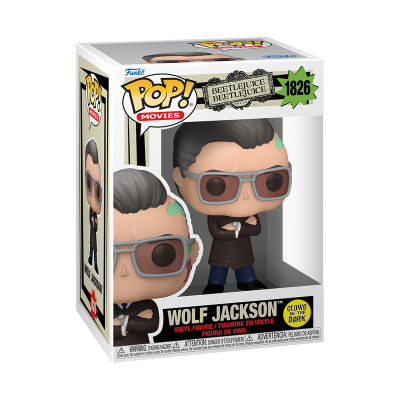 Figura Funko Pop! Wolf Jackson de Beetlejuice em embalagem branca.
